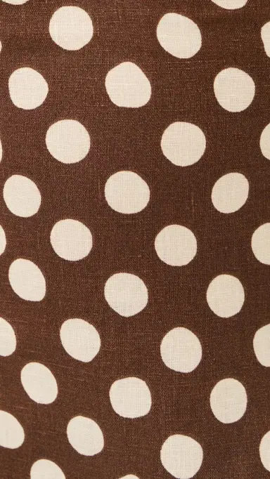 Faithfull Petro Linen Top Cioccolato Dot | Thumbnail 6 Faithfull Petro Linen Top Cioccolato Dot | Thumbnail 6