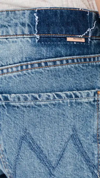 Mother Petite Lil Reifler Jeans Early Blue 26 | Thumbnail 6 Mother Petite Lil Reifler Jeans Early Blue 26 | Thumbnail 6
