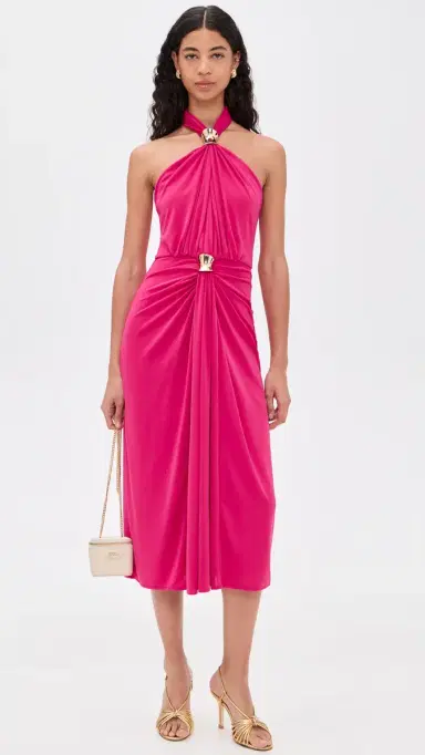 Cinq à Sept Bangle Kaily Dress Beetroot Purple | Thumbnail 5 Cinq à Sept Bangle Kaily Dress Beetroot Purple | Thumbnail 5