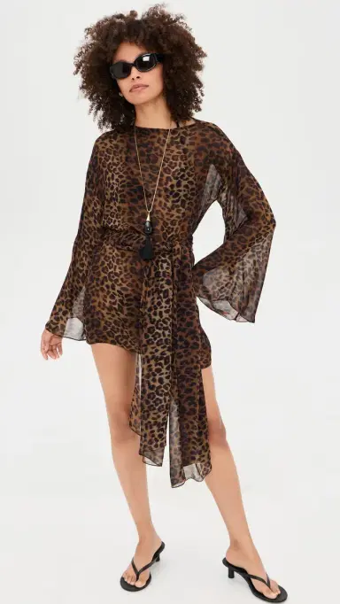 ViX Paula Hermanny x Rosie Huntington-Whiteley Tammy Short Dress Multi | Thumbnail 5 ViX Paula Hermanny x Rosie Huntington-Whiteley Tammy Short Dress Multi | Thumbnail 5