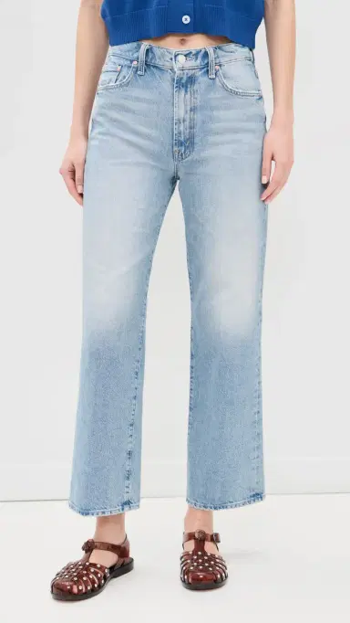 Mother The Rambler Zip Flood Jeans Reelin In The Fun | Thumbnail 2 Mother The Rambler Zip Flood Jeans Reelin In The Fun | Thumbnail 2