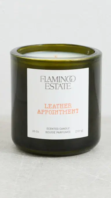 Flamingo Estate Leather Appointment Candle Leather Appointment One Size | Thumbnail 2 Flamingo Estate Leather Appointment Candle Leather Appointment One Size | Thumbnail 2