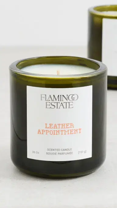 Flamingo Estate Leather Appointment Candle Leather Appointment One Size | Thumbnail 4 Flamingo Estate Leather Appointment Candle Leather Appointment One Size | Thumbnail 4