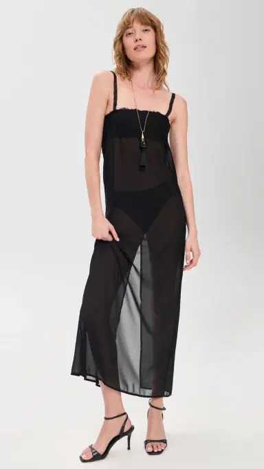 Lioness Glacial Maxi Dress Noir | Thumbnail 2 Lioness Glacial Maxi Dress Noir | Thumbnail 2