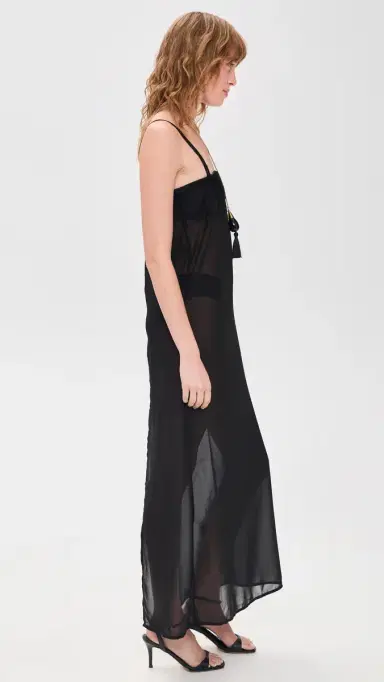 Lioness Glacial Maxi Dress Noir | Thumbnail 4 Lioness Glacial Maxi Dress Noir | Thumbnail 4