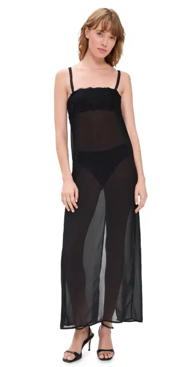 Lioness Glacial Maxi Dress Noir | Thumbnail 1 Lioness Glacial Maxi Dress Noir | Thumbnail 1
