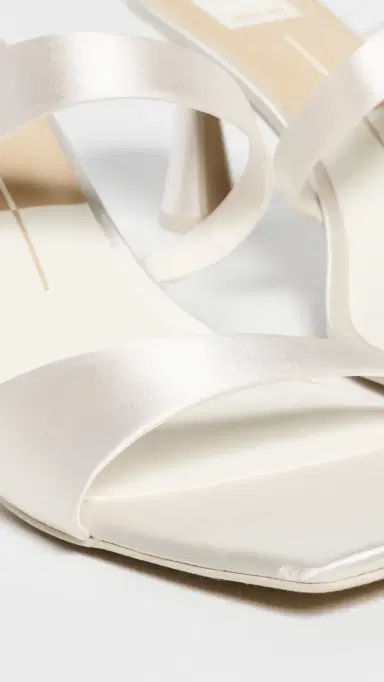Dolce Vita Icelyn Sandals Ivory Satin 8 | Thumbnail 4 Dolce Vita Icelyn Sandals Ivory Satin 8 | Thumbnail 4