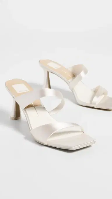 Dolce Vita Icelyn Sandals Ivory Satin 8 | Thumbnail 5 Dolce Vita Icelyn Sandals Ivory Satin 8 | Thumbnail 5