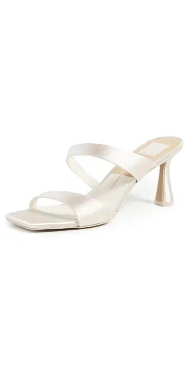 Dolce Vita Icelyn Sandals Ivory Satin 8 | Thumbnail 1 Dolce Vita Icelyn Sandals Ivory Satin 8 | Thumbnail 1