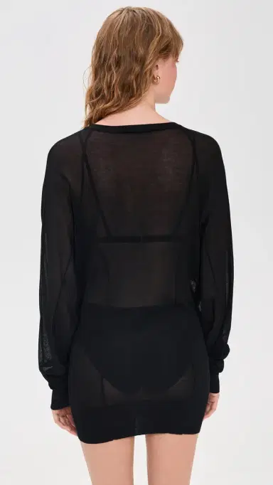 LIONESS Bellissimo Mini Dress Noir | Thumbnail 3 LIONESS Bellissimo Mini Dress Noir | Thumbnail 3