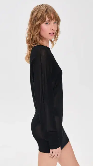 LIONESS Bellissimo Mini Dress Noir | Thumbnail 4 LIONESS Bellissimo Mini Dress Noir | Thumbnail 4