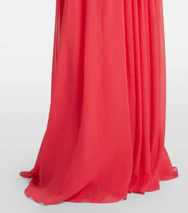 Elie Saab Scarf-detail silk gown | Thumbnail 4 Elie Saab Scarf-detail silk gown | Thumbnail 4