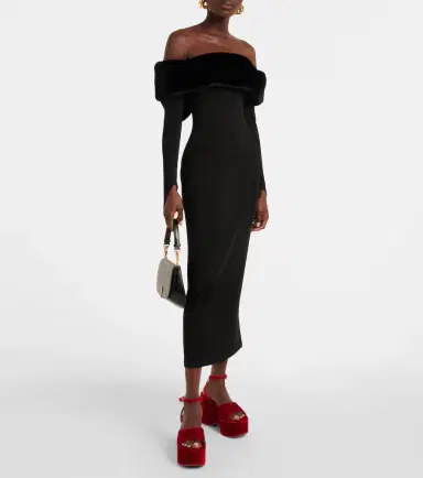 Gianvito Rossi Velvet wedge sandals | Thumbnail 2 Gianvito Rossi Velvet wedge sandals | Thumbnail 2