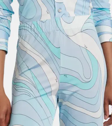Pucci Marmo satin jersey straight pants | Thumbnail 3 Pucci Marmo satin jersey straight pants | Thumbnail 3