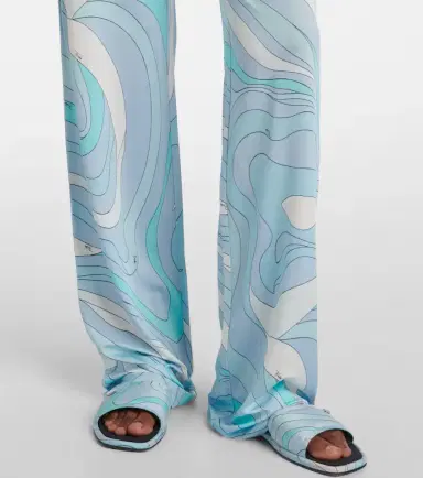 Pucci Marmo satin jersey straight pants | Thumbnail 4 Pucci Marmo satin jersey straight pants | Thumbnail 4