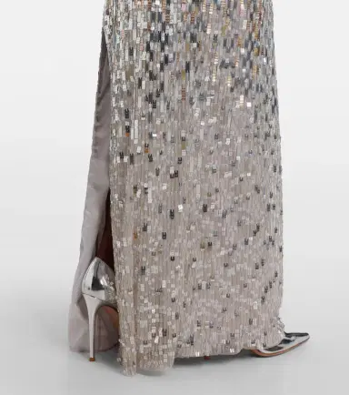 Jenny Packham Lucille sequined strapless gown | Thumbnail 6 Jenny Packham Lucille sequined strapless gown | Thumbnail 6