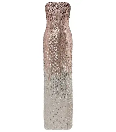Jenny Packham Lucille sequined strapless gown | Thumbnail 1 Jenny Packham Lucille sequined strapless gown | Thumbnail 1