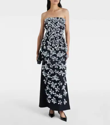 Emilia Wickstead Leilani embellished strapless gown | Thumbnail 4 Emilia Wickstead Leilani embellished strapless gown | Thumbnail 4