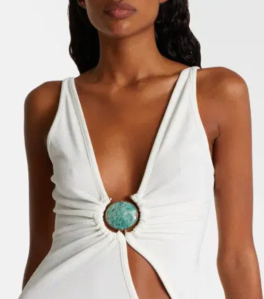 Christopher Esber Mineral Stone embellished jersey maxi dress | Thumbnail 4 Christopher Esber Mineral Stone embellished jersey maxi dress | Thumbnail 4