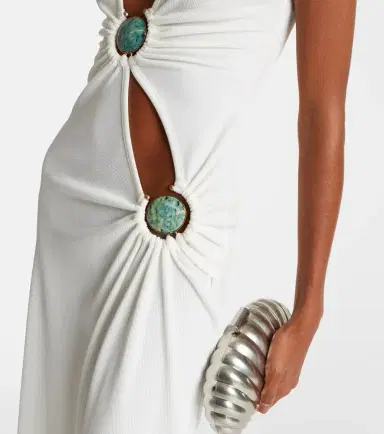 Christopher Esber Mineral Stone embellished jersey maxi dress | Thumbnail 6 Christopher Esber Mineral Stone embellished jersey maxi dress | Thumbnail 6