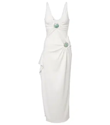 Christopher Esber Mineral Stone embellished jersey maxi dress | Thumbnail 1 Christopher Esber Mineral Stone embellished jersey maxi dress | Thumbnail 1