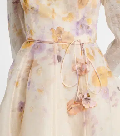 Zimmermann Memento linen and silk minidress | Thumbnail 6 Zimmermann Memento linen and silk minidress | Thumbnail 6
