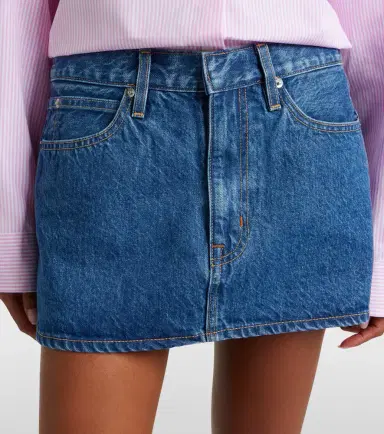 Slvrlake Micro denim miniskirt | Thumbnail 2 Slvrlake Micro denim miniskirt | Thumbnail 2