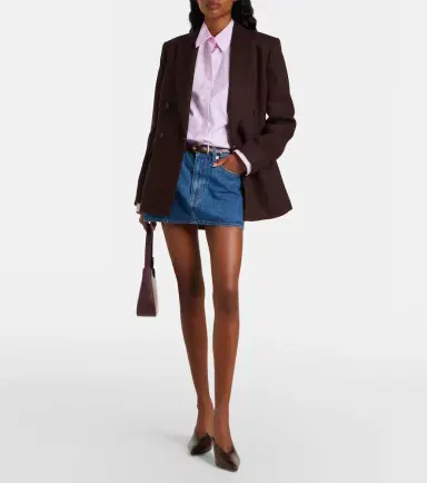 Slvrlake Micro denim miniskirt | Thumbnail 4 Slvrlake Micro denim miniskirt | Thumbnail 4