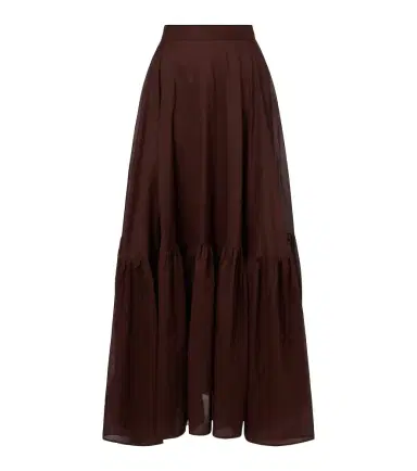 Plan C Cotton organza maxi skirt | Thumbnail 1 Plan C Cotton organza maxi skirt | Thumbnail 1
