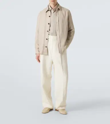 Zegna Cashmere, linen, and silk overshirt | Thumbnail 2 Zegna Cashmere, linen, and silk overshirt | Thumbnail 2