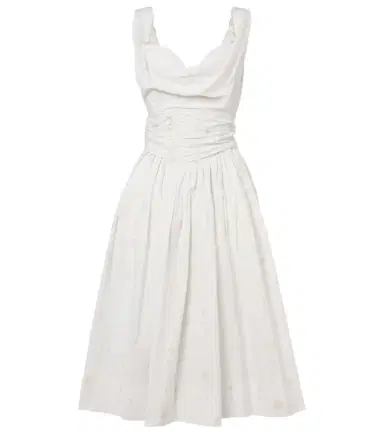 Vivienne Westwood Sunday floral cotton-blend corset dress | Thumbnail 1 Vivienne Westwood Sunday floral cotton-blend corset dress | Thumbnail 1