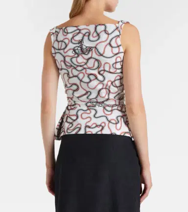 Vivienne Westwood Monday printed cotton top | Thumbnail 2 Vivienne Westwood Monday printed cotton top | Thumbnail 2