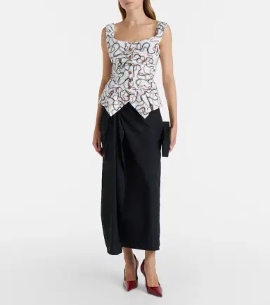 Vivienne Westwood Monday printed cotton top | Thumbnail 4 Vivienne Westwood Monday printed cotton top | Thumbnail 4