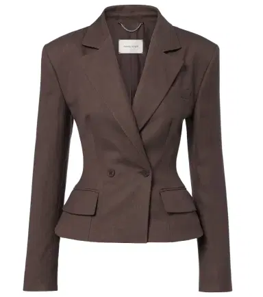 Magda Butrym Peplum linen blazer | Thumbnail 1 Magda Butrym Peplum linen blazer | Thumbnail 1