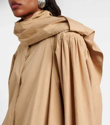Chloé Chloé Scarf-detail cotton coat | Thumbnail 5 Chloé Chloé Scarf-detail cotton coat | Thumbnail 5
