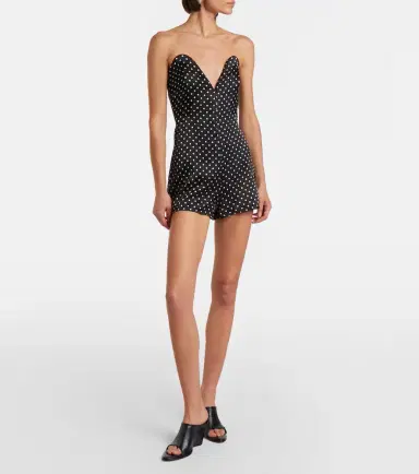 Jean Paul Gaultier Polka-dot silk romper | Thumbnail 5 Jean Paul Gaultier Polka-dot silk romper | Thumbnail 5
