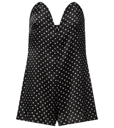 Jean Paul Gaultier Polka-dot silk romper | Thumbnail 1 Jean Paul Gaultier Polka-dot silk romper | Thumbnail 1