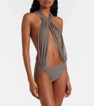 Rick Owens Miami cutout sheer tulle bodysuit | Thumbnail 4 Rick Owens Miami cutout sheer tulle bodysuit | Thumbnail 4