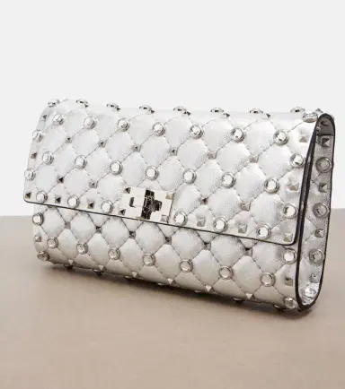 Valentino Garavani Rockstud Spike metallic leather shoulder bag | Thumbnail 2 Valentino Garavani Rockstud Spike metallic leather shoulder bag | Thumbnail 2