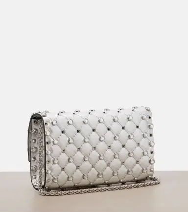 Valentino Garavani Rockstud Spike metallic leather shoulder bag | Thumbnail 4 Valentino Garavani Rockstud Spike metallic leather shoulder bag | Thumbnail 4