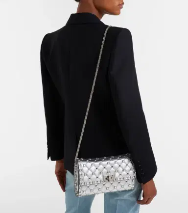 Valentino Garavani Rockstud Spike metallic leather shoulder bag | Thumbnail 5 Valentino Garavani Rockstud Spike metallic leather shoulder bag | Thumbnail 5