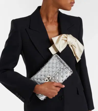 Valentino Garavani Rockstud Spike metallic leather shoulder bag | Thumbnail 7 Valentino Garavani Rockstud Spike metallic leather shoulder bag | Thumbnail 7
