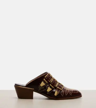 Chloe Chloé Susan studded leather mules | Thumbnail 3 Chloe Chloé Susan studded leather mules | Thumbnail 3