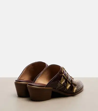 Chloe Chloé Susan studded leather mules | Thumbnail 4 Chloe Chloé Susan studded leather mules | Thumbnail 4