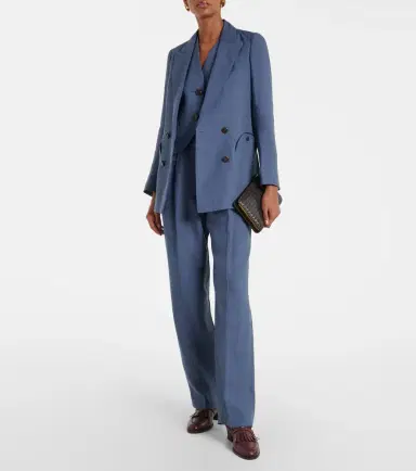 Blaze Milano Blazé Milano Fox linen straight pants | Thumbnail 6 Blaze Milano Blazé Milano Fox linen straight pants | Thumbnail 6