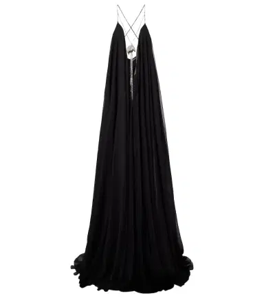 David Koma Embellished chiffon gown | Thumbnail 1 David Koma Embellished chiffon gown | Thumbnail 1