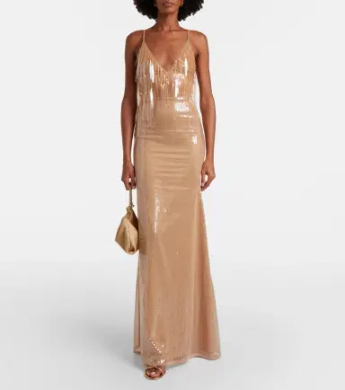 David Koma Dégradé sequined gown | Thumbnail 5 David Koma Dégradé sequined gown | Thumbnail 5