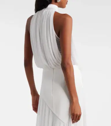 David Koma Draped floral-appliqué gown | Thumbnail 2 David Koma Draped floral-appliqué gown | Thumbnail 2