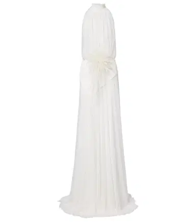 David Koma Draped floral-appliqué gown | Thumbnail 1 David Koma Draped floral-appliqué gown | Thumbnail 1