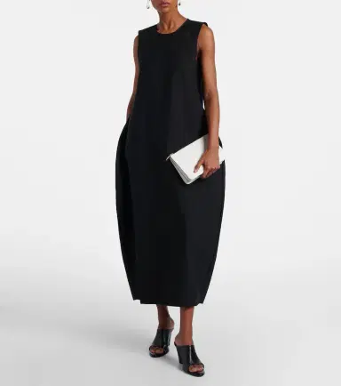 RÓHE Róhe Linen and silk-blend midi dress | Thumbnail 3 RÓHE Róhe Linen and silk-blend midi dress | Thumbnail 3
